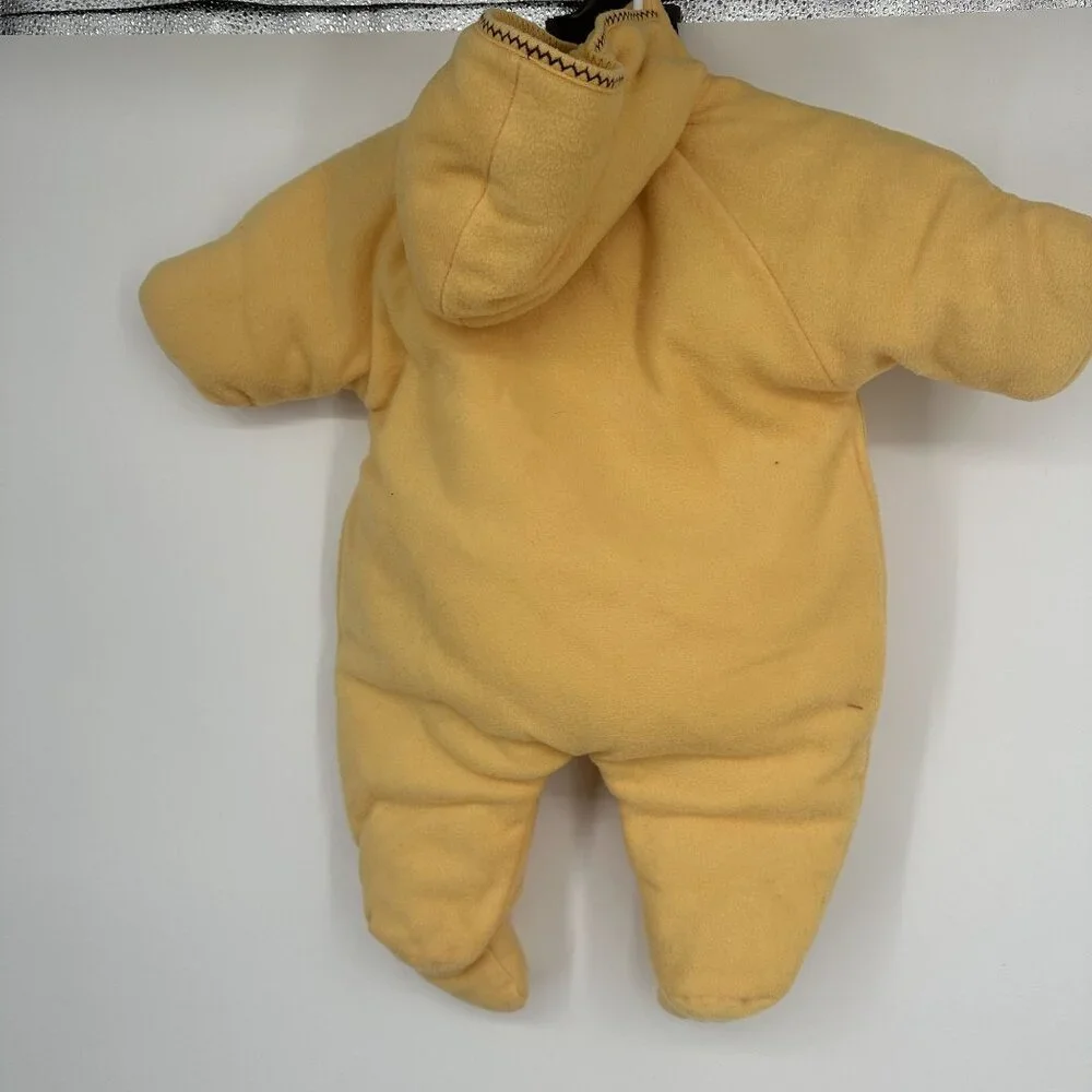 Disney Winnie the Pooh Vintage Fleece snow‎ suit size 0/3 Month